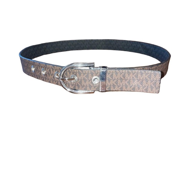 Michael Kors Other - Michael Kors signature reversible belt. Black/gray Brown/tan silver hardware. J